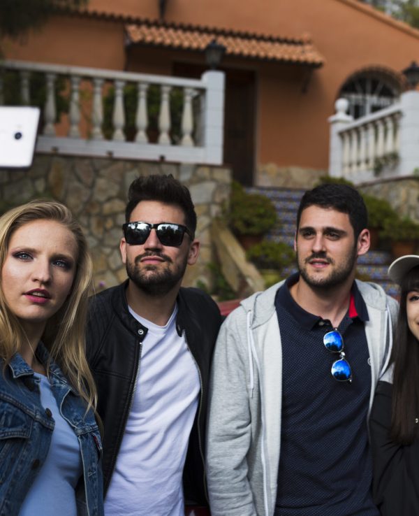 group-friends-taking-selfie-with-mobile-phone group-friends-taking-selfie-with-mobile-phone